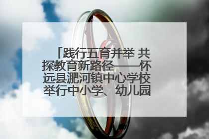 践行五育并举 共探教育新路径——怀远县淝河镇中心学校举行中小学、幼儿园班主任论坛活动