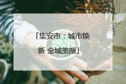集安市：城市焕新 全域美颜