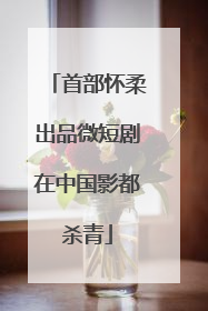 首部怀柔出品微短剧在中国影都杀青