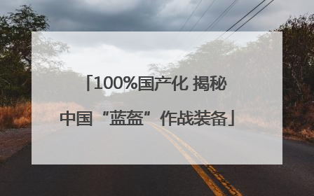 100%国产化 揭秘中国“蓝盔”作战装备