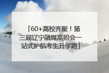 60+高校齐聚！第三届辽宁融媒高招会一站式护航考生升学路