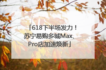 618下半场发力！苏宁易购多城Max、Pro店加速焕新