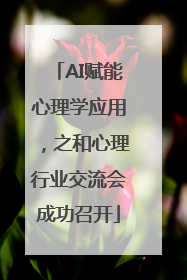 AI赋能心理学应用，之和心理行业交流会成功召开